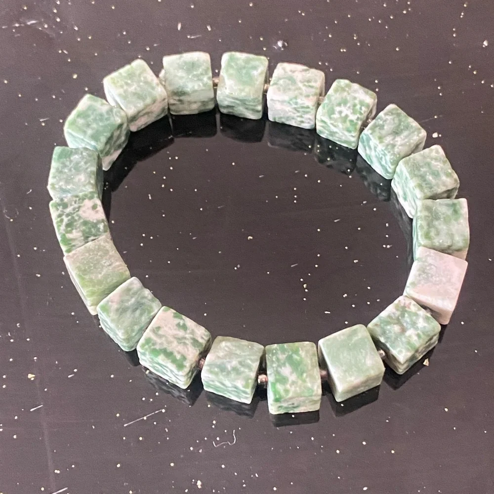 NEW MEN JADE Green Stone Bracelet for Men